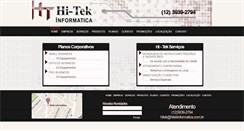 Desktop Screenshot of hitekinformatica.com.br